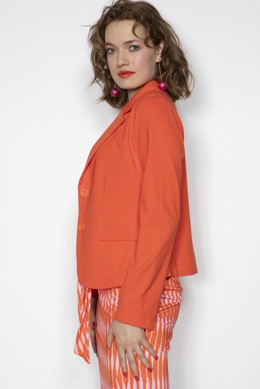 Marivie Blazer short orange Blazer Begrenzte Freigabe