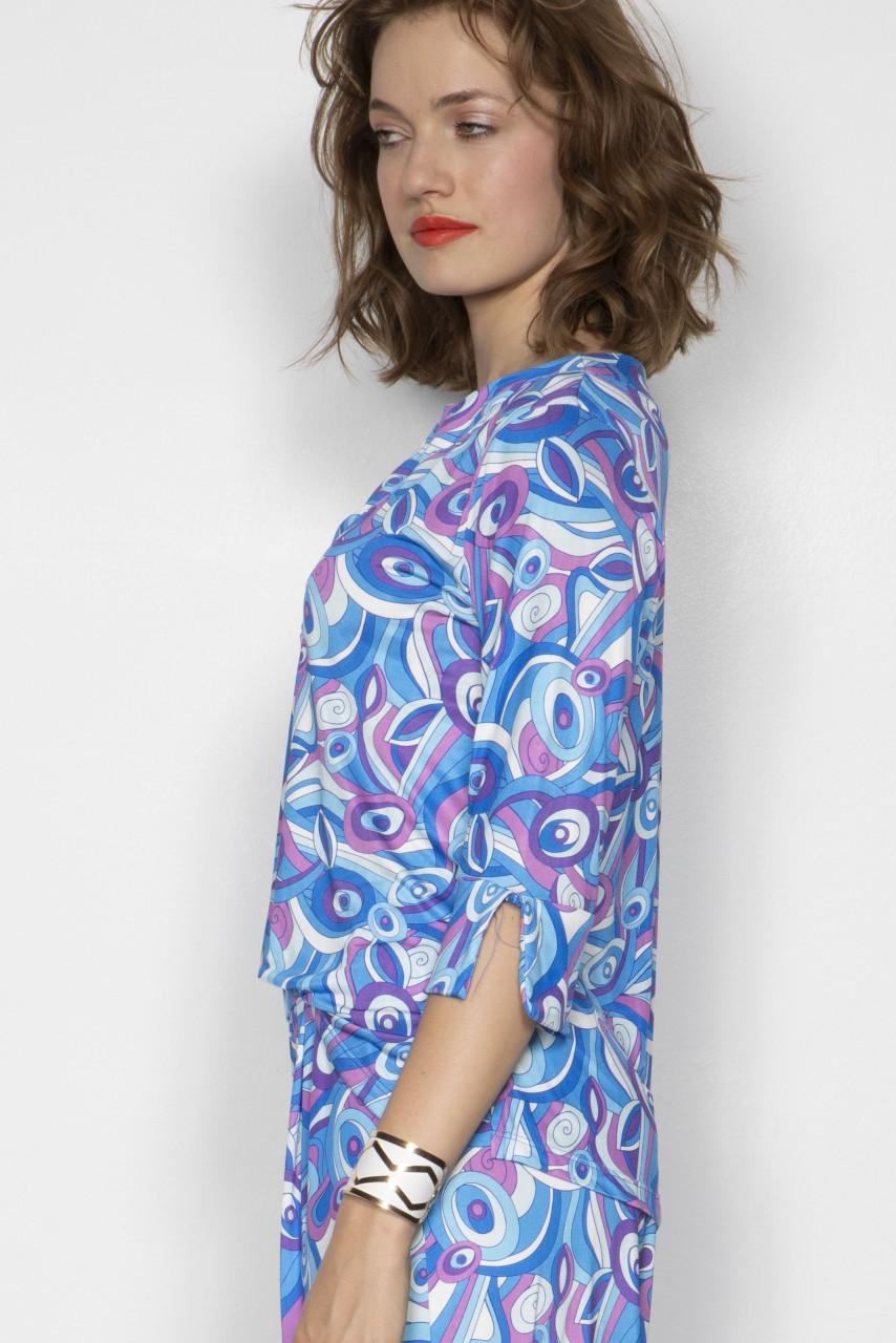 Marivie Top - Honey pucci blue/magenta Top Bis zu 50% Rabatt