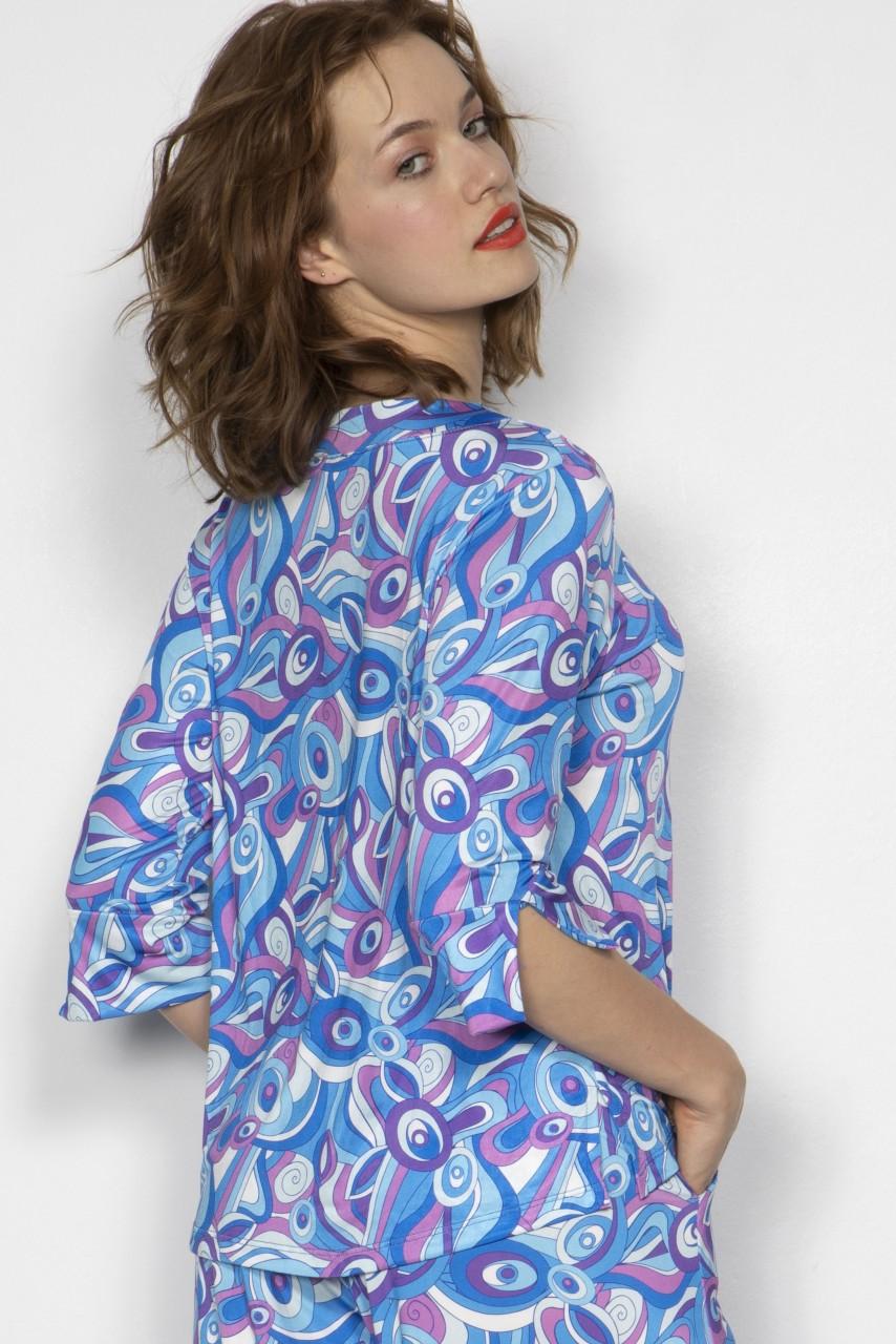Marivie Top - Honey pucci blue/magenta Top Bis zu 50% Rabatt