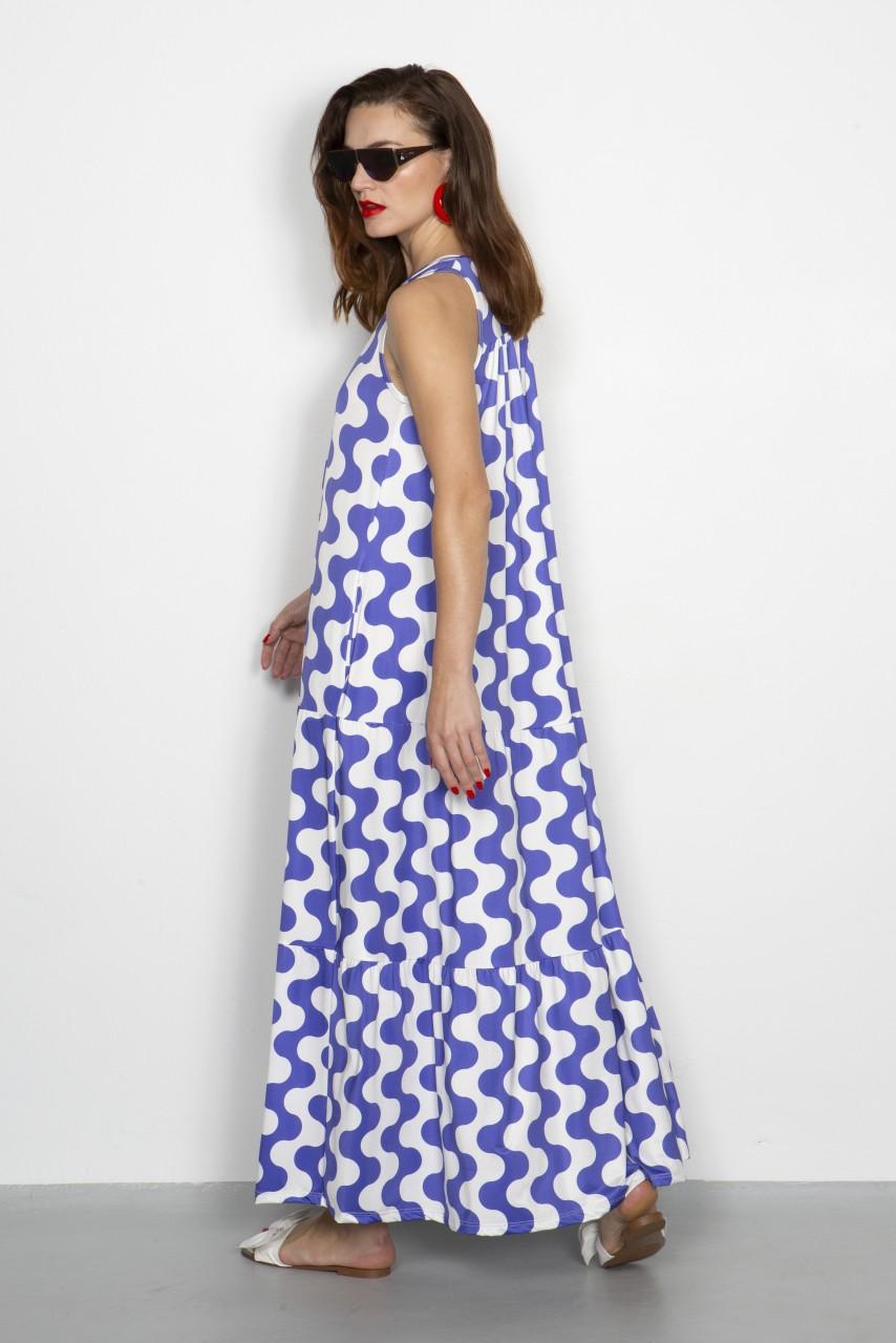 Marivie Darling waves creme/violet Dress 2025