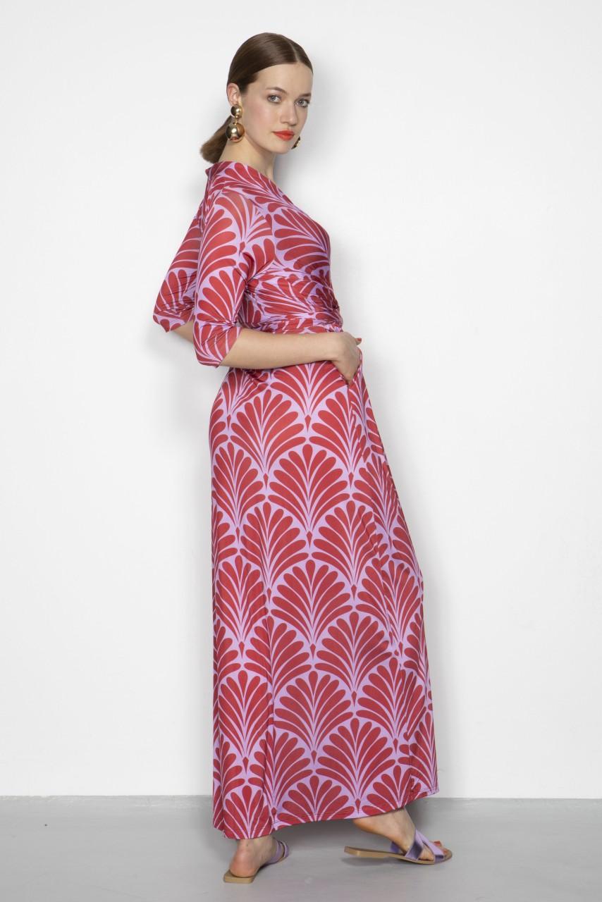 Marivie Oh, Beauty art deco red Dress Hotsell