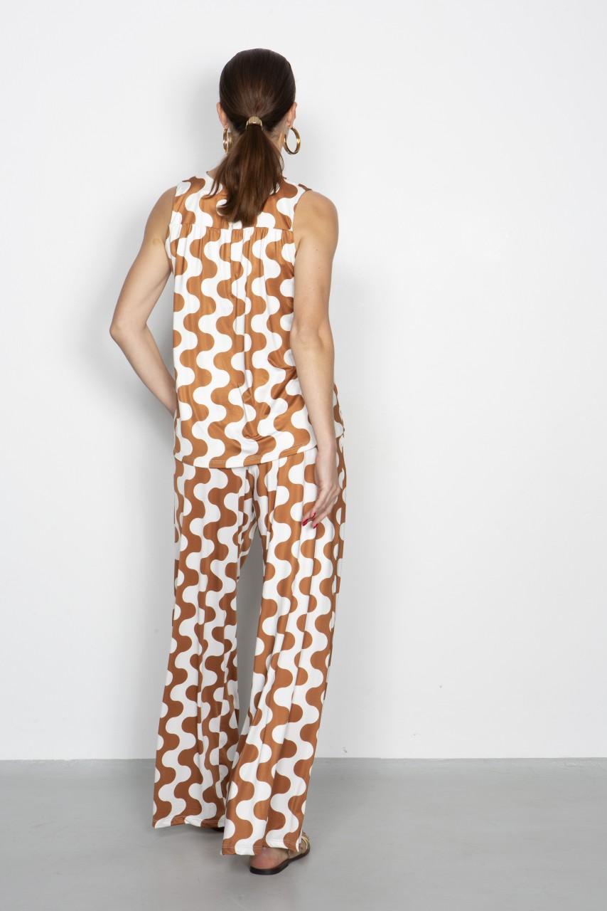 Marivie Easy going waves creme/brown Hose Günstig kaufen