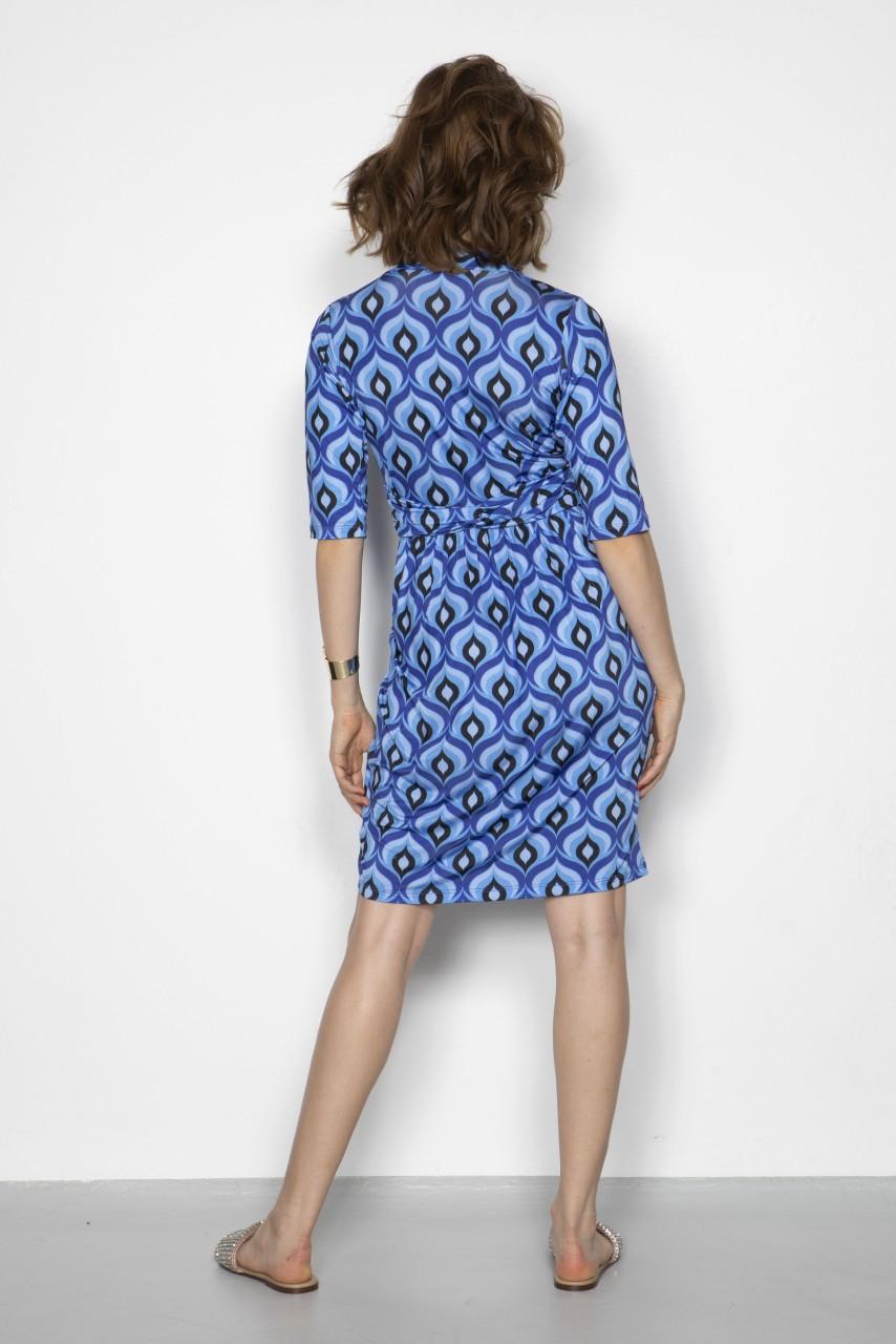 Marivie Surprise peacock feather blue Dress Black Friday