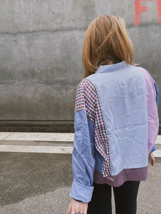 Nonoi Studio Blouson // Rosa + Blau // Onesize Osterangebot