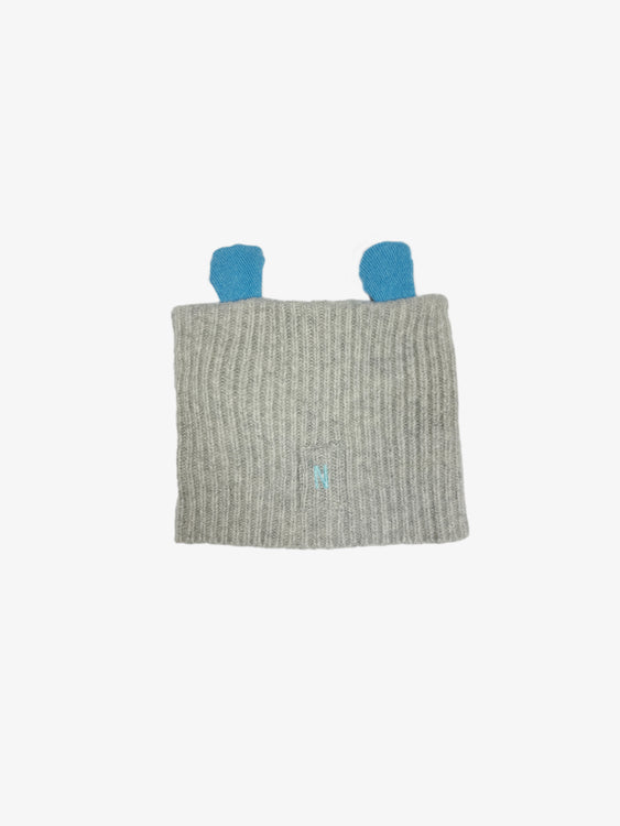 Nonoi Studio KINDERMÜTZE MIT ÖHRCHEN AUS KASCHMIR // BLUE VIP-Rabatte