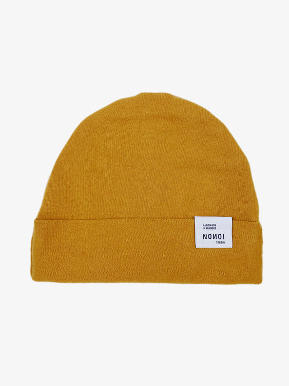 Nonoi Studio SENFGELBE MÜTZE "CILLO" AUS KASCHMIR // UNISEX Bis zu 65% Rabatt