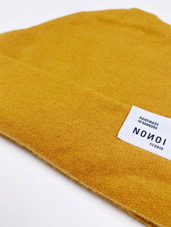 Nonoi Studio SENFGELBE MÜTZE "CILLO" AUS KASCHMIR // UNISEX Bis zu 65% Rabatt