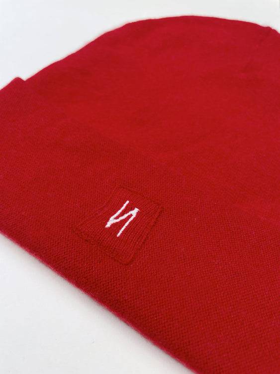 Nonoi Studio ROTE MÜTZE "PARIS" AUS KASCHMIR // UNISEX Schlussverkauf