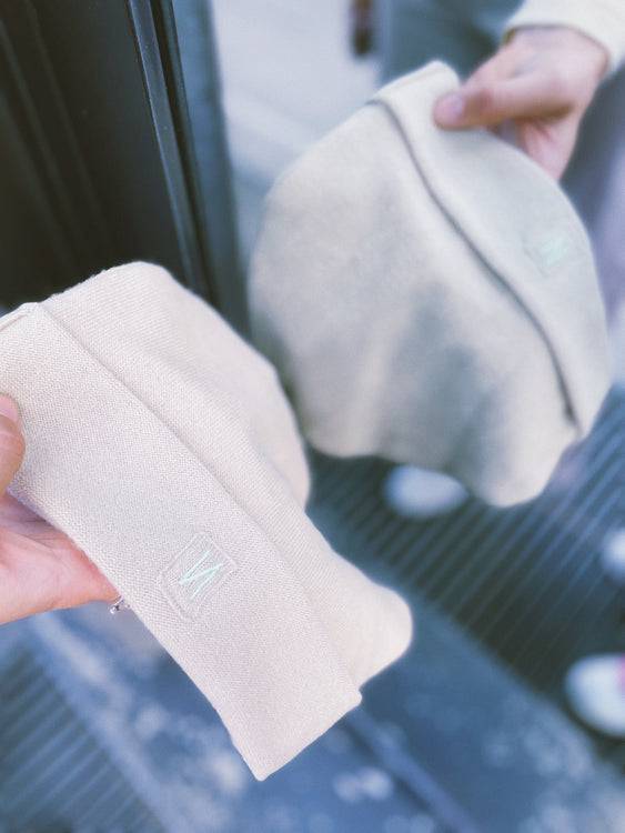 Nonoi Studio HELLBRAUNE MÜTZE "MILANO" AUS KASCHMIR // UNISEX Günstiger Verkauf