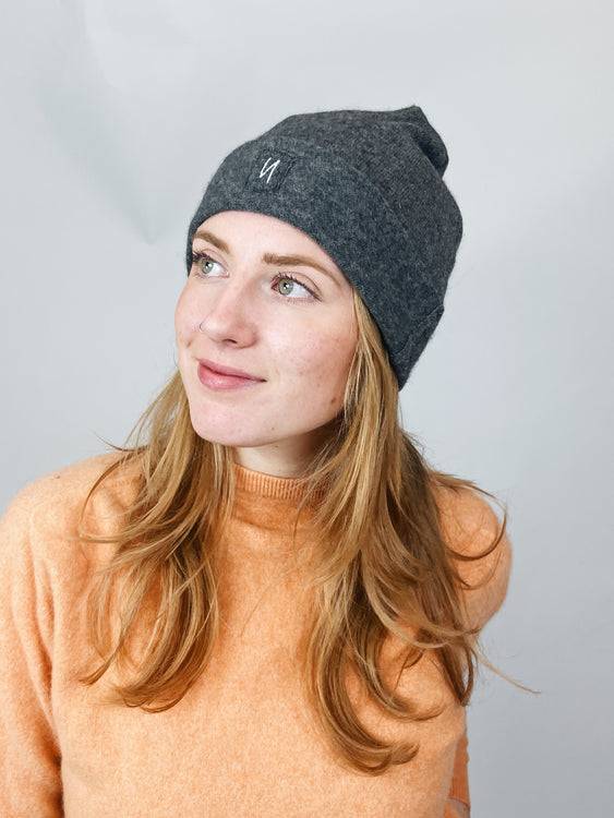 Nonoi Studio MÜTZE GRAU "TOKYO" AUS KASCHMIR // UNISEX Rabatt