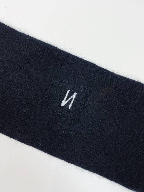 Nonoi Studio STIRNBAND "MONT" SCHWARZ // WOLLE Online Shopping