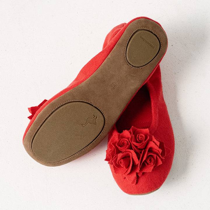 ﻿Pampuschen Grace wool erdbeere Weihnachtsangebot