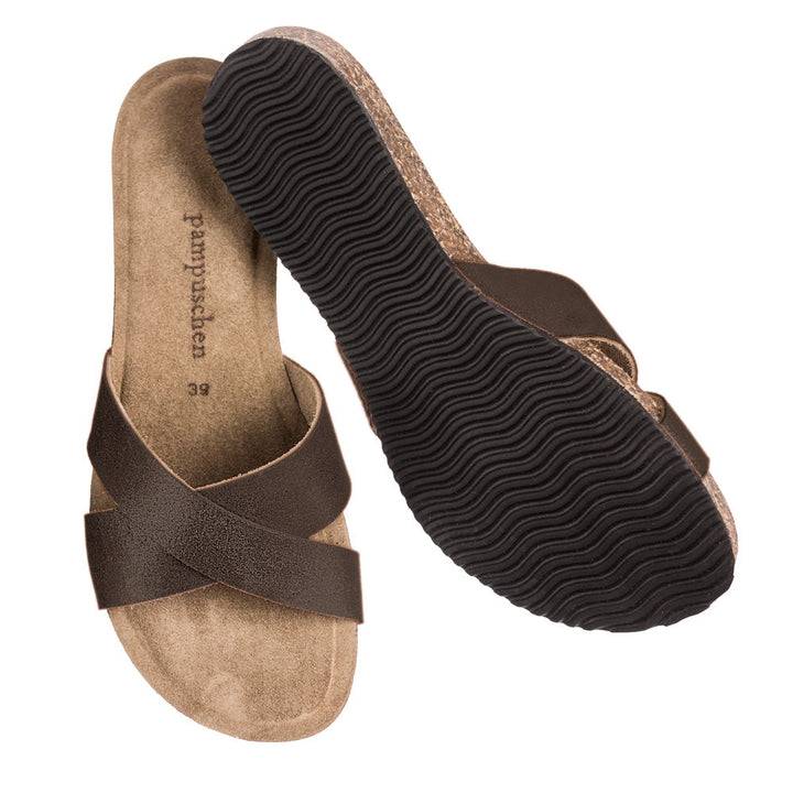 Pampuschen Lyda B metallic schwarz Lagerräumung