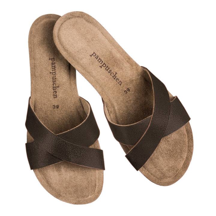 Pampuschen Lyda B metallic schwarz Lagerräumung
