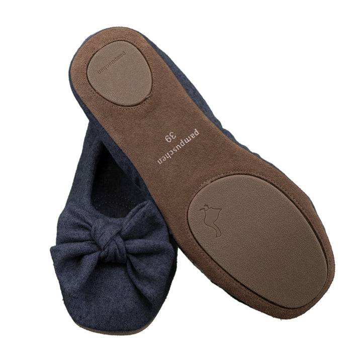 Pampuschen Daisy wool anthrazit Blitzangebot