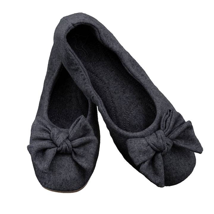 Pampuschen Daisy wool anthrazit Blitzangebot