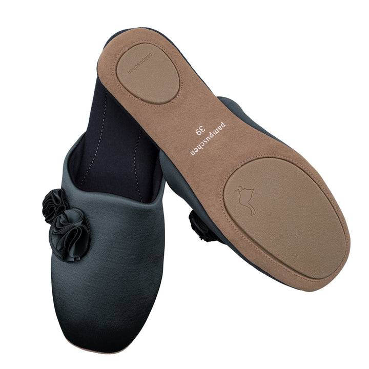 Pampuschen Ginger satin schwarz Saisonale Angebote
