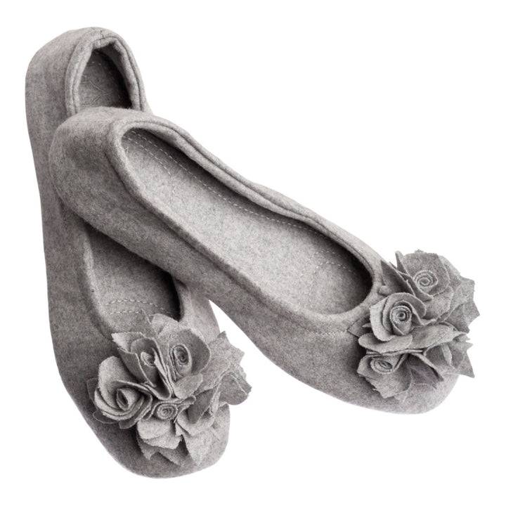 Pampuschen Grace wool stein Letzte 2 Tage