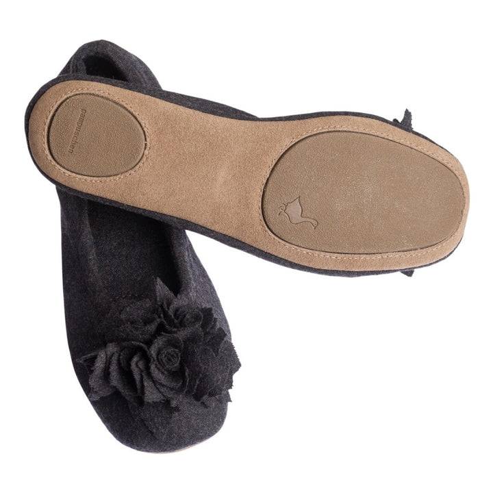 Pampuschen Grace wool anthrazit Letzter Tag