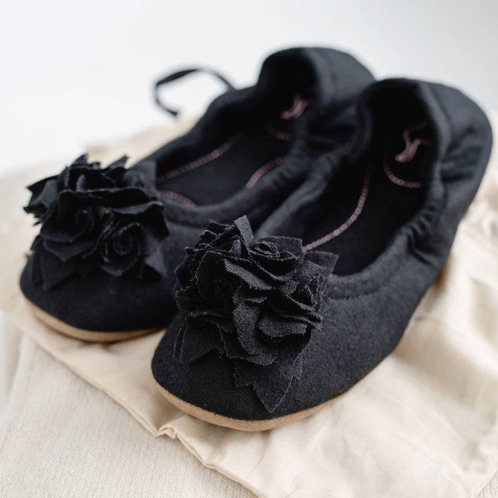 Pampuschen Grace wool schwarz Zeitbegrenzte Promotion