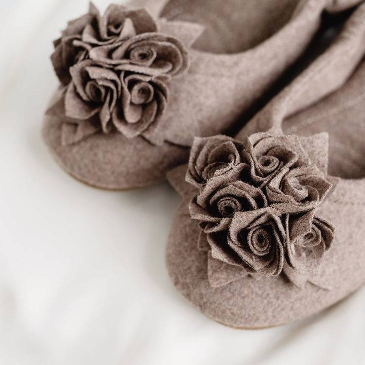 Pampuschen Grace wool trüffel Bis zu 60% Rabatt