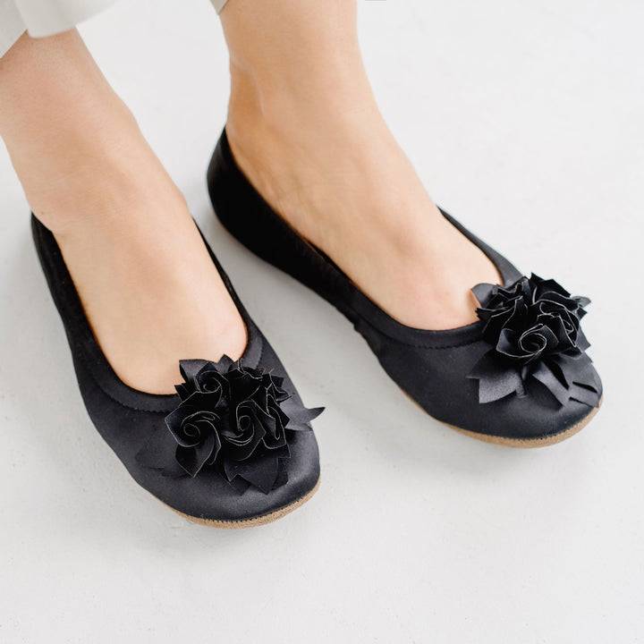 Pampuschen Grace satin schwarz Bis zu 55% Rabatt