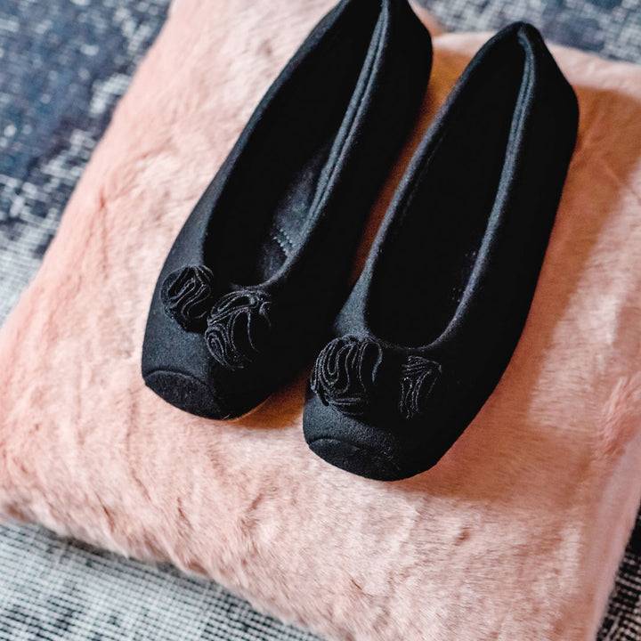 Pampuschen Betty schwarz Discount Store für neue Produkte