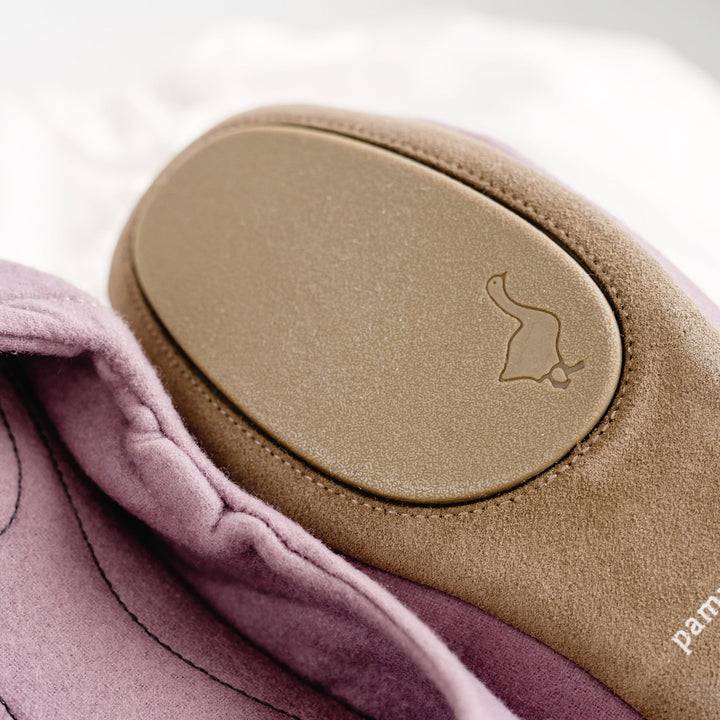 Pampuschen Grace wool dunkle malve 50% Rabatt mit kostenlosem Versand