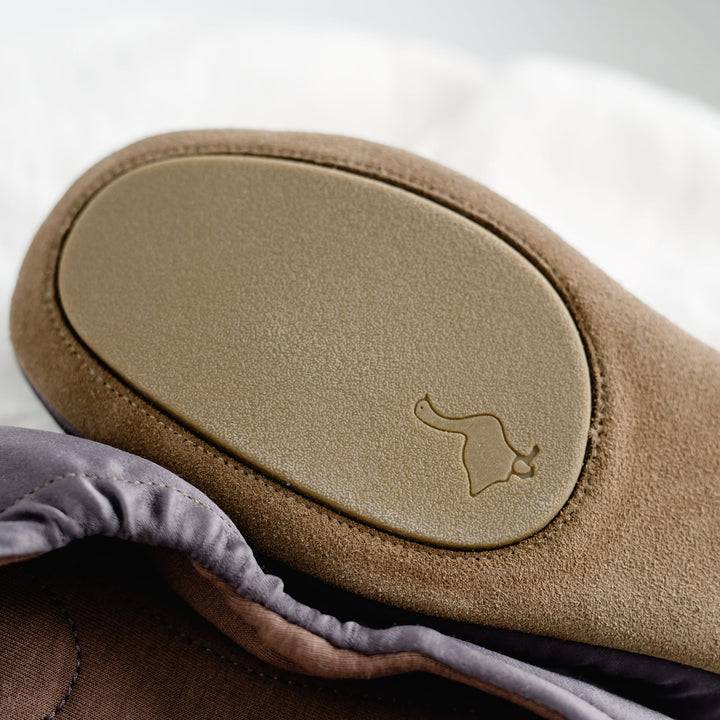 Pampuschen Grace satin taupe Clearance-Verkauf