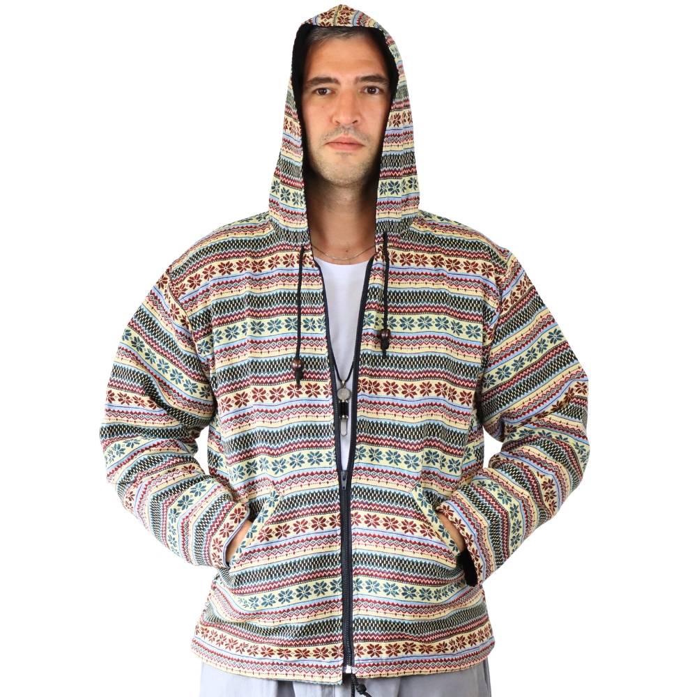Panasiam Jacke Webmuster Ethno Begrenzte Freigabe
