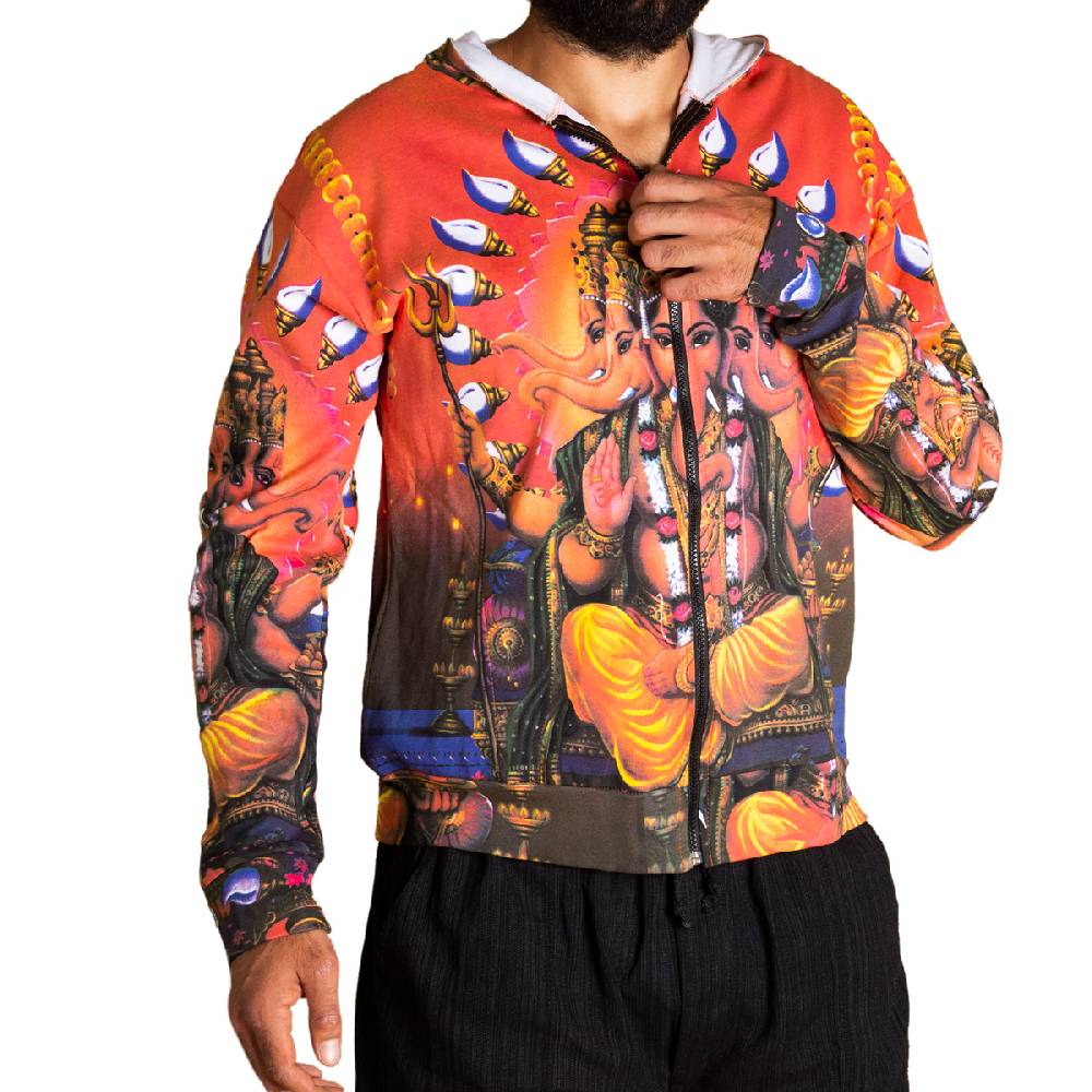 Panasiam Kapuzenjacke Ganesha Schlussverkauf