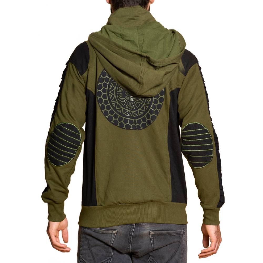 Panasiam Jacke mit Sonnenmuster Kostenloser Versand