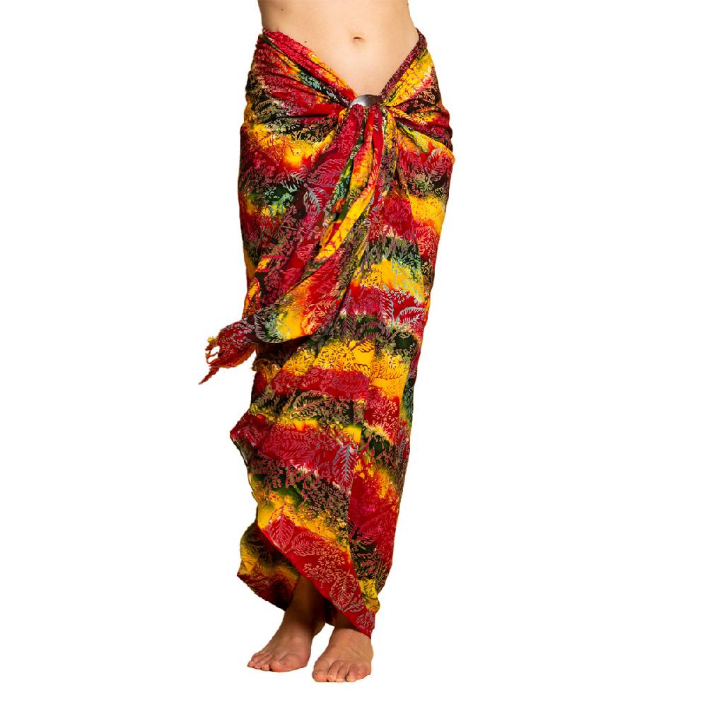 Panasiam Sarong Wachsbatik bunttöne Großer Ausverkauf