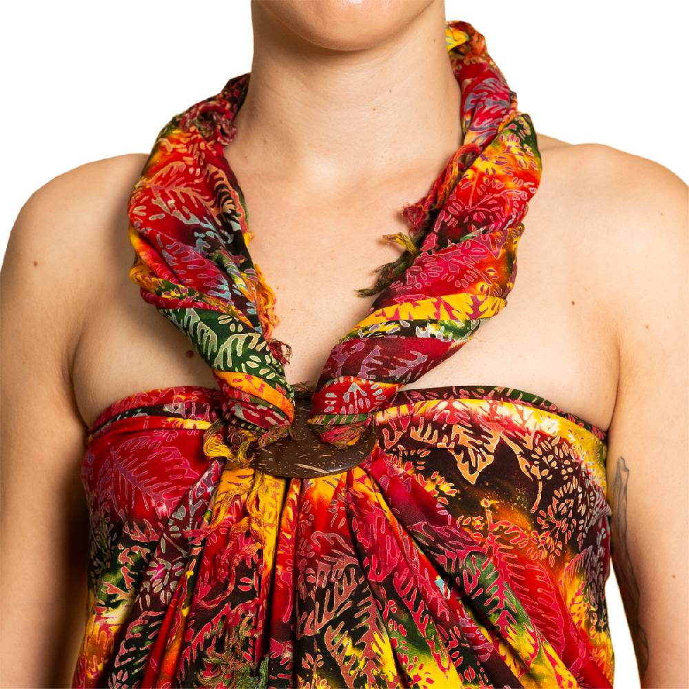 Panasiam Sarong Wachsbatik bunttöne Großer Ausverkauf