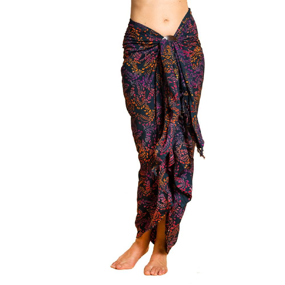 Panasiam Sarong Wachsbatik dunkle Designs Exklusivangebot