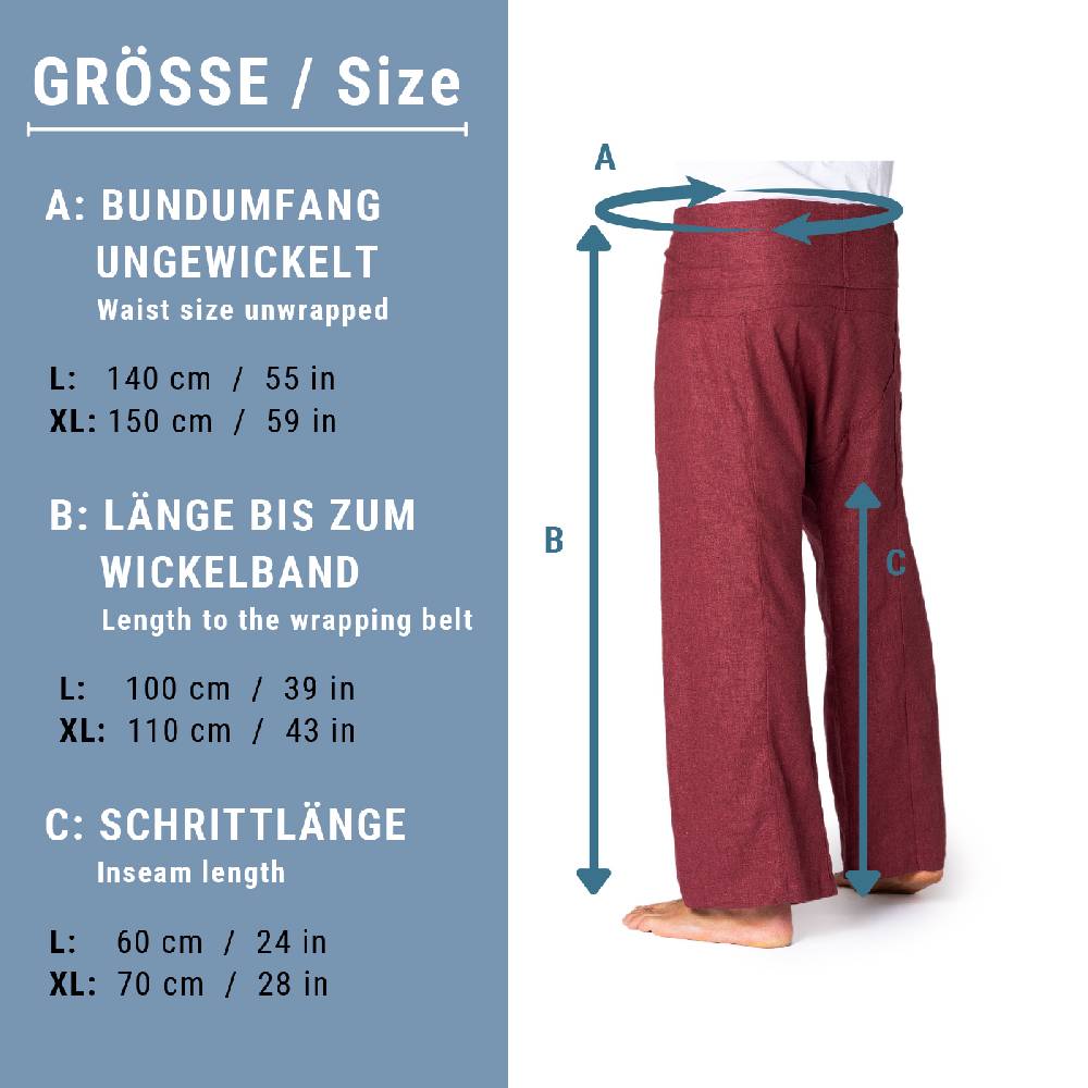 Panasiam Thai Fischerhose Hanf Zeitlich begrenztes Angebot