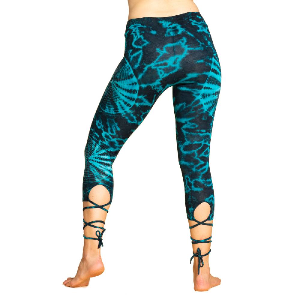 Panasiam Batik Leggings Lace-Up 3/4 Blitzverkäufe