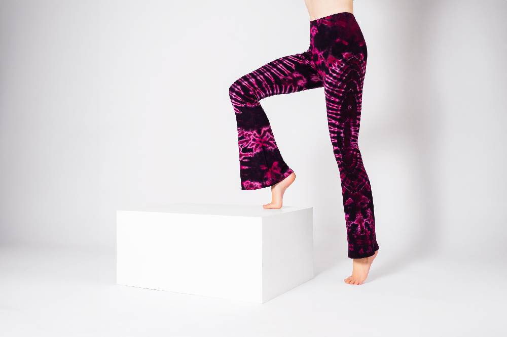 Panasiam Batik Leggings mit Schlag Kostenloser Versand