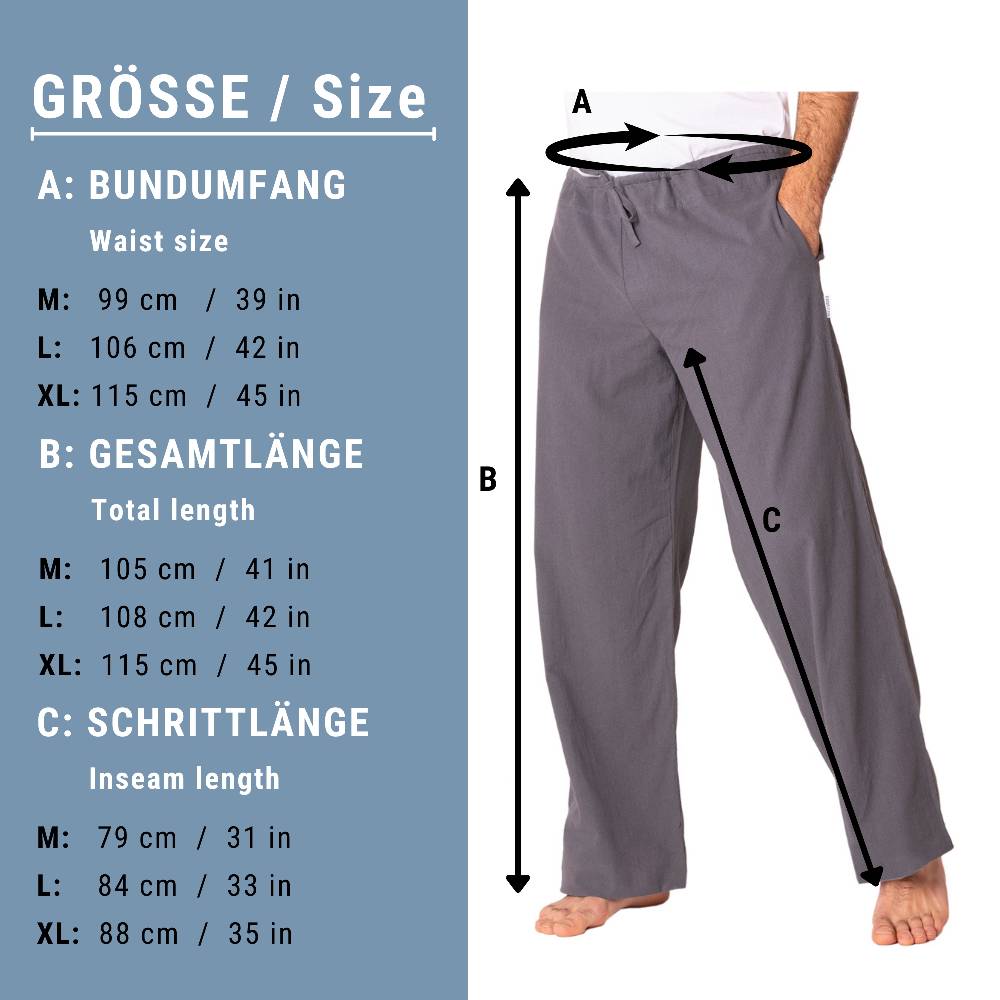 Panasiam Stoffhose aus feiner Baumwolle Rabatt