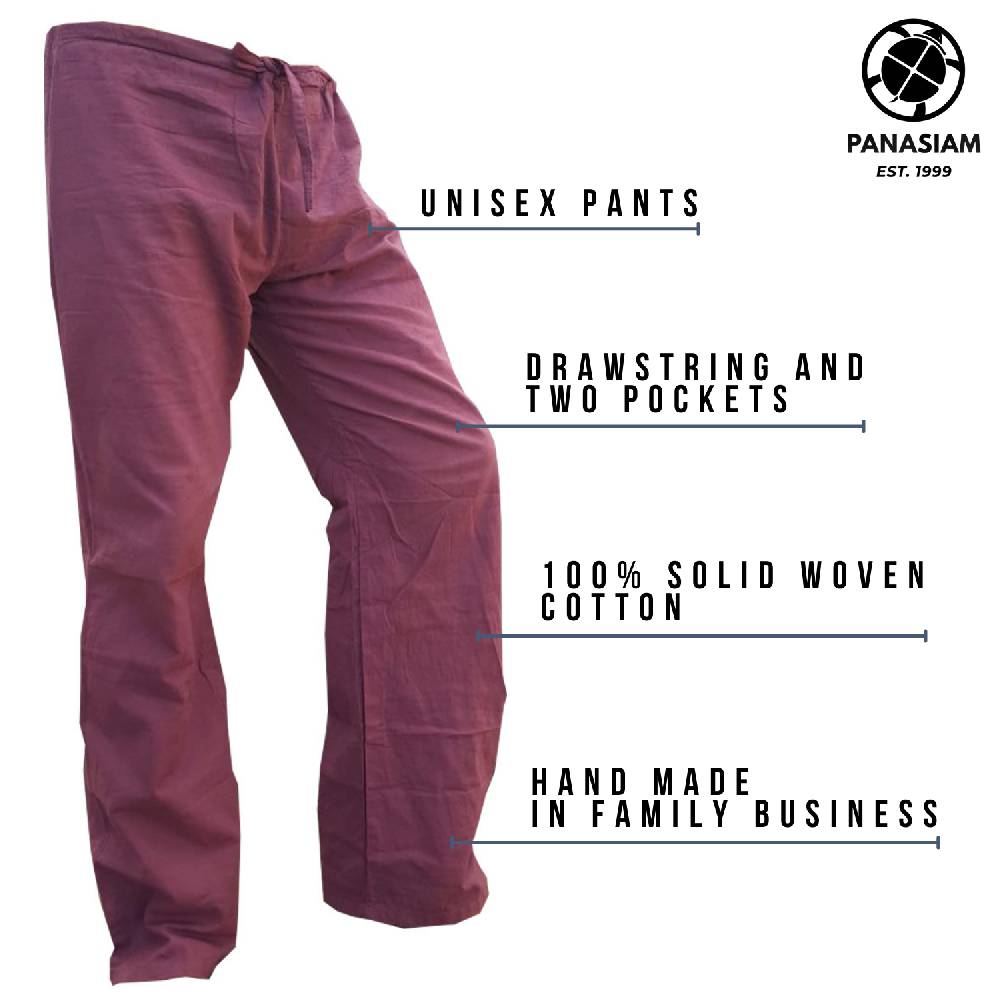 Panasiam Stoffhose aus feiner Baumwolle Rabatt