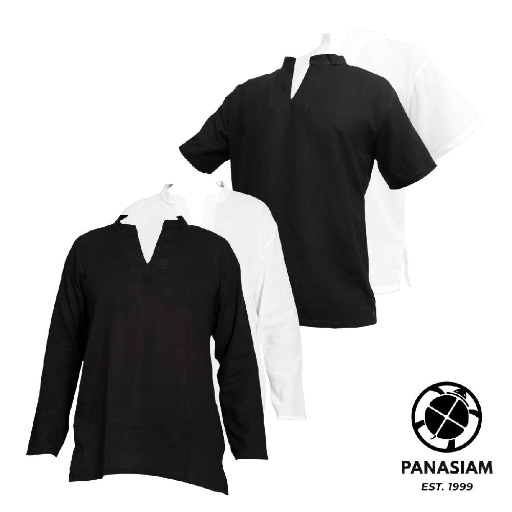 Panasiam Sommerhemd Dünne Baumwolle | Kurz- oder Langarm Flash Sale