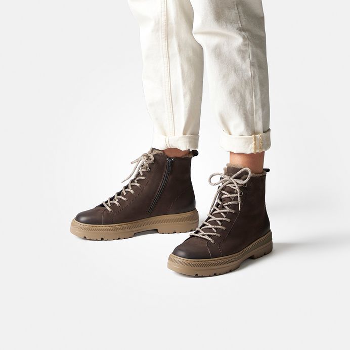 Paul Green Schnürstiefelette mit Warmfutter 5287-066 Schlussverkauf