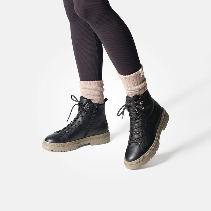 Paul Green SUPER SOFT Schnürstiefelette mit Warmfutter 5287-014 Fabrikladen