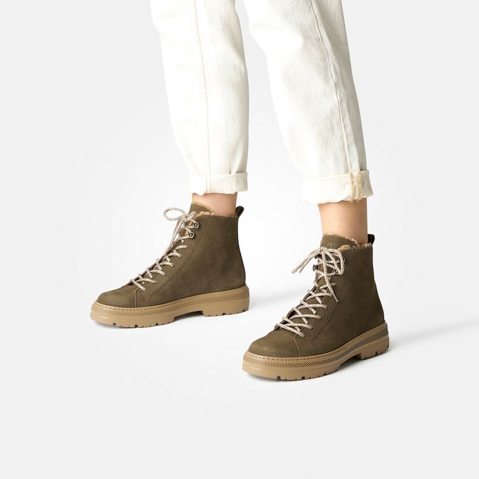 Paul Green SUPER SOFT Schnürstiefelette mit Warmfutter 5287-024 Flash Sale