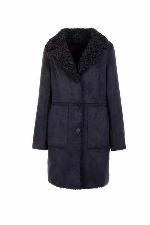 Petite M. Blazermantel Lammy in Dunkel Blau Blitzangebot