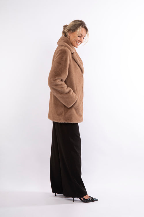 Petite M. Kunstfell Jacke Braun Neuheiten