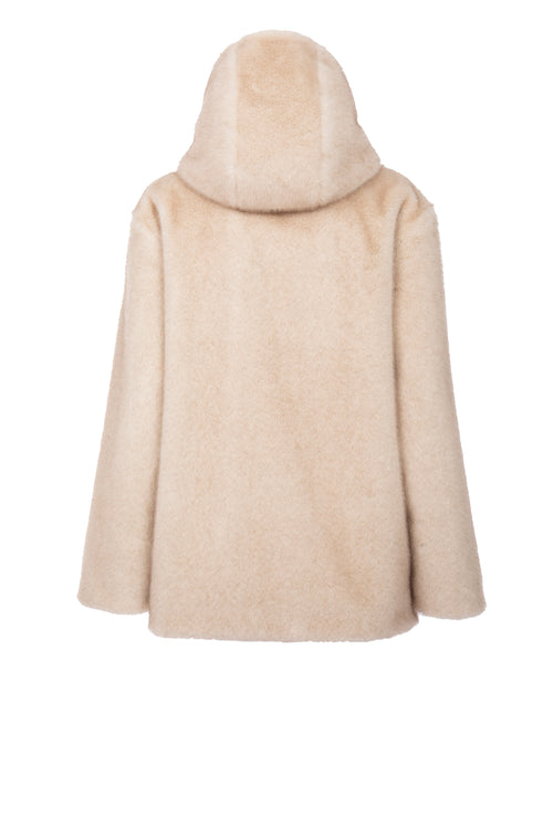 Petite M. Kunstfell Jacke Creme Auslauf