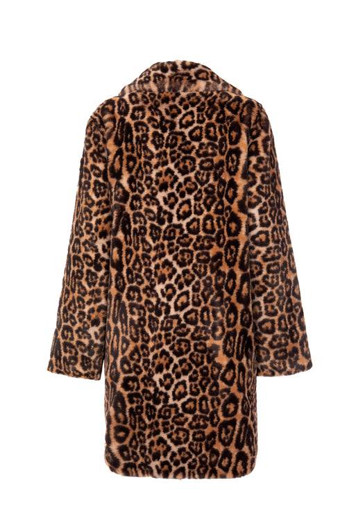 Petite M. Blazermantel mit Leopardenmuster Rabatt