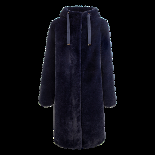 Petite M. Kunstpelz Parka Dunkelblau Online Shopping