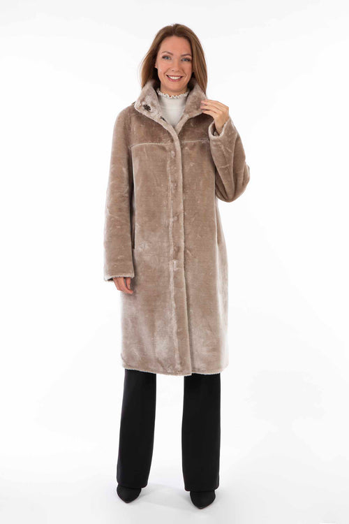 Petite M. Lammfellmantel Imitat Creme Cyber Monday